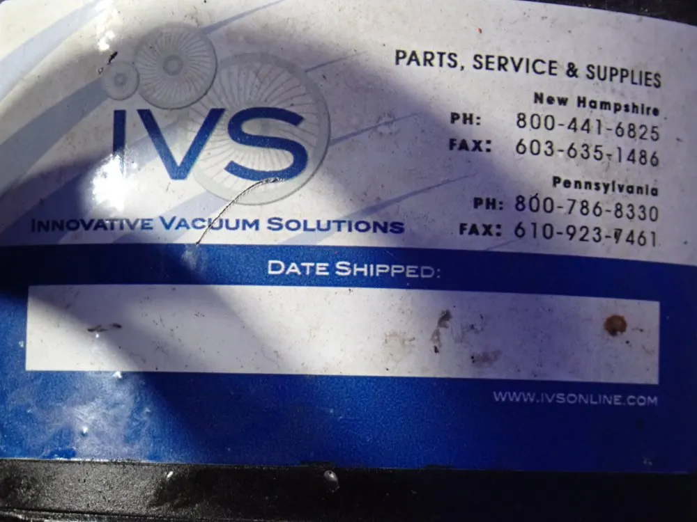 Alcatel 3/4 Hp Dual-stage Rotary Vane Vacuum Pump