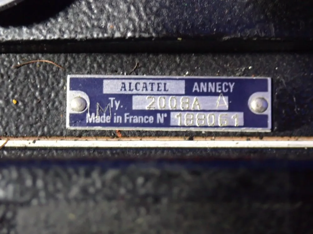 Alcatel 1/2 Hp Rotary Vane Vacuum Pump - 2008a