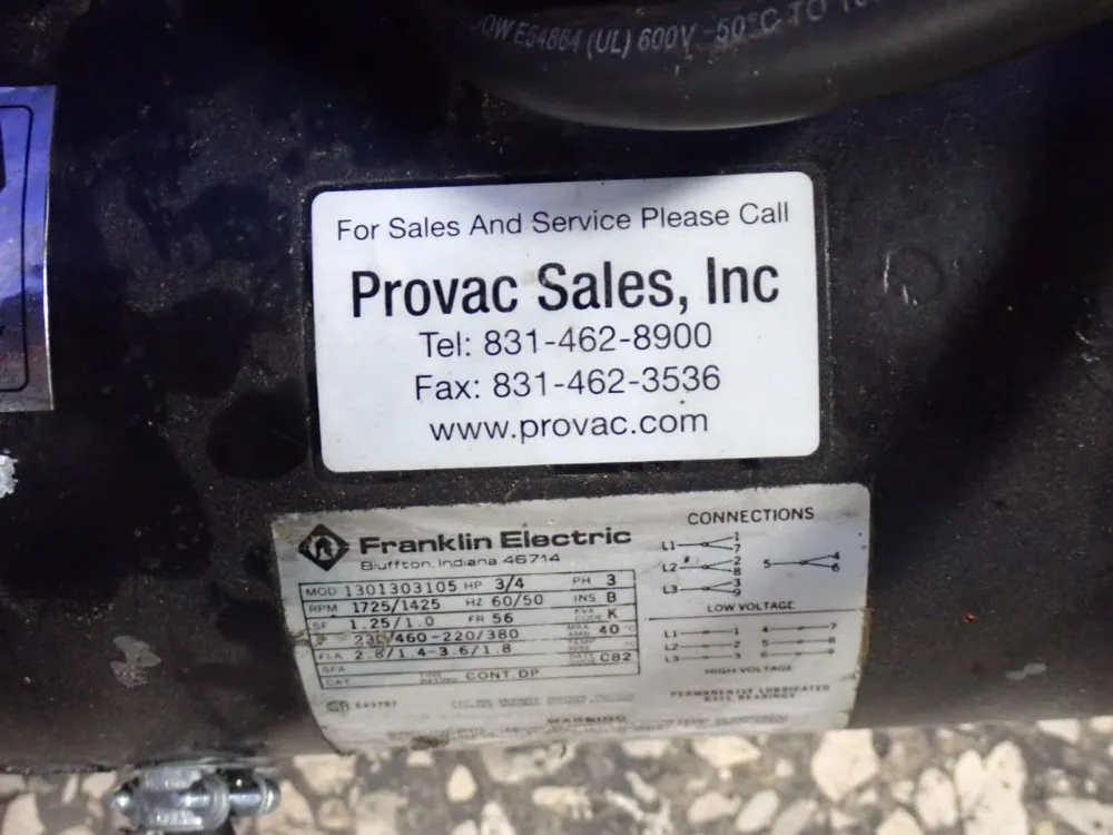 3/4 Hp Dual-stage Rotary Vane Vacuum Pump - 0441?1421302