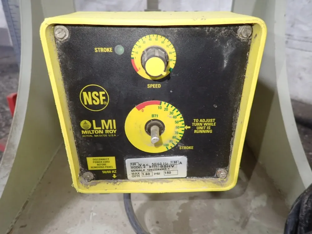 Lmi Milton Roy Metering Pump - B111-85hv