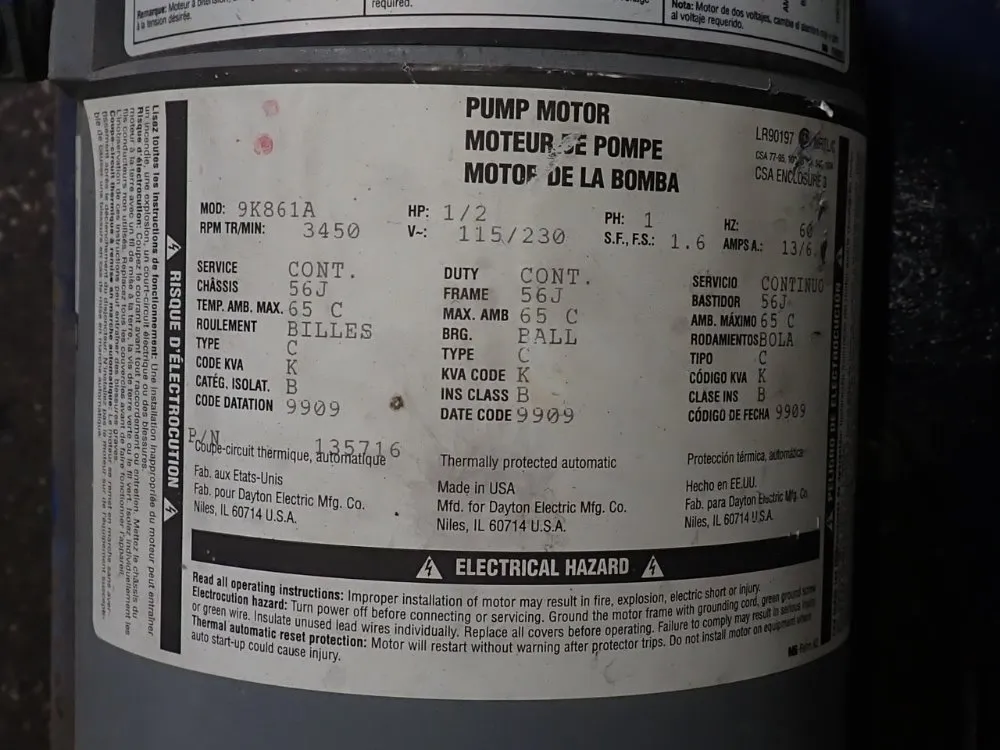 Teel 1/2 Hp Pump - 2pc25