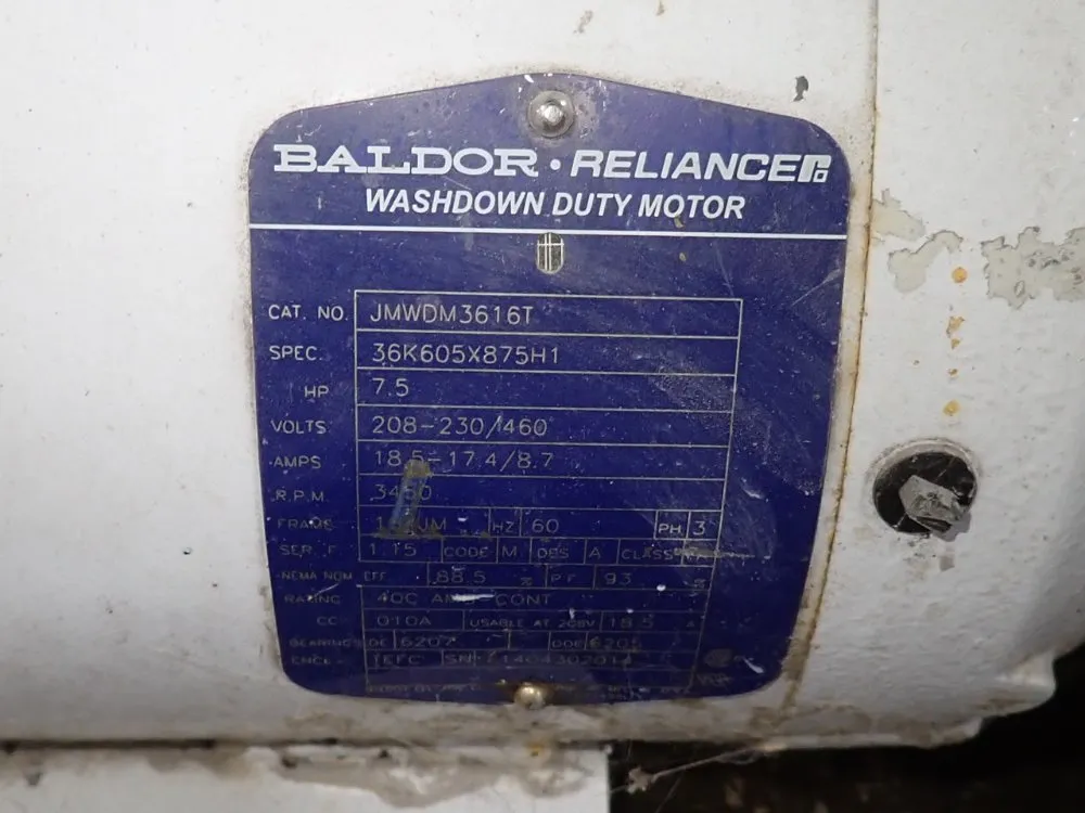 Finish Thompson 7.5 Hp Pump - Ac8sjs1v800b0118