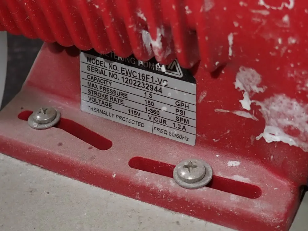 Iwaki 1.3 Gph Metering Pump - Ewc16f1-vc