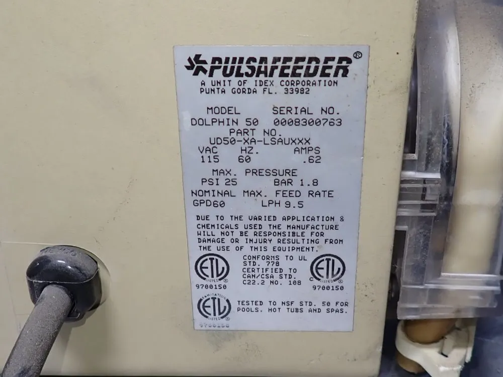 Pulsafeeder Metering Pump - Dolphin 50
