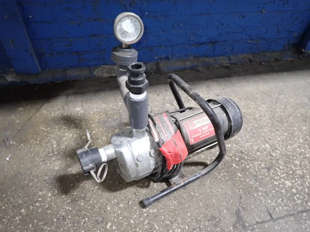 Utilitech 1 Hp Portable Lawn Pump - 0024840