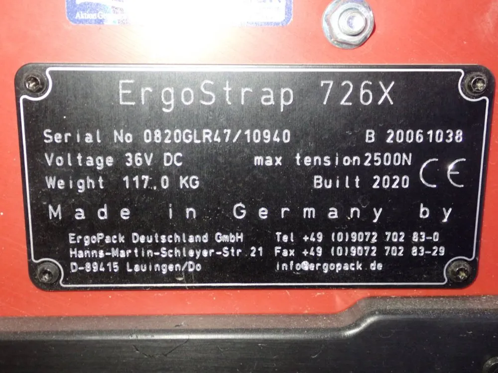 Ergopack Pallet Strapping System - Ergostrap 726x