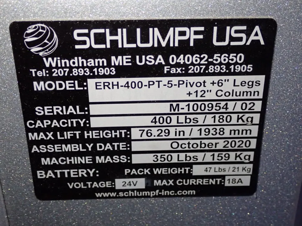 Schlumpf Usa 400 Lbs Roll Handler
