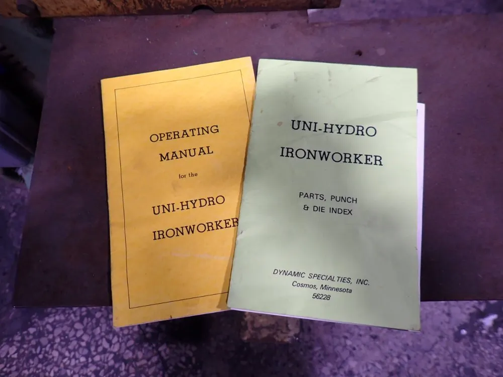 Dynamic Specalities 25 Ton Uni-hydro Ironworker