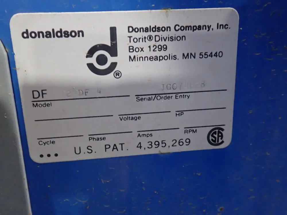 Torit Donaldson Dust Collector - 2df4