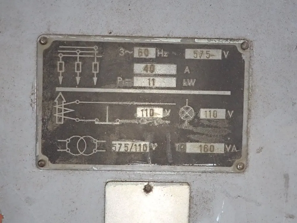 Ponar-tarnow 13"/14" X 80" Gap Bed Lathe - Tuj50mx1500