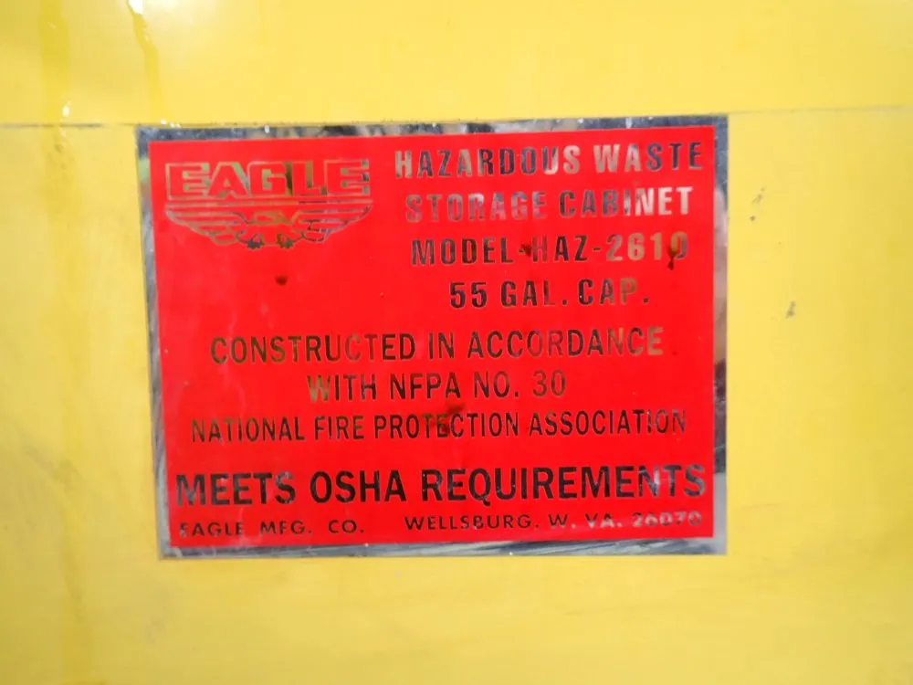 Eagle 55 Gal Hazardous Waste Storage Cabinet - Haz-2610