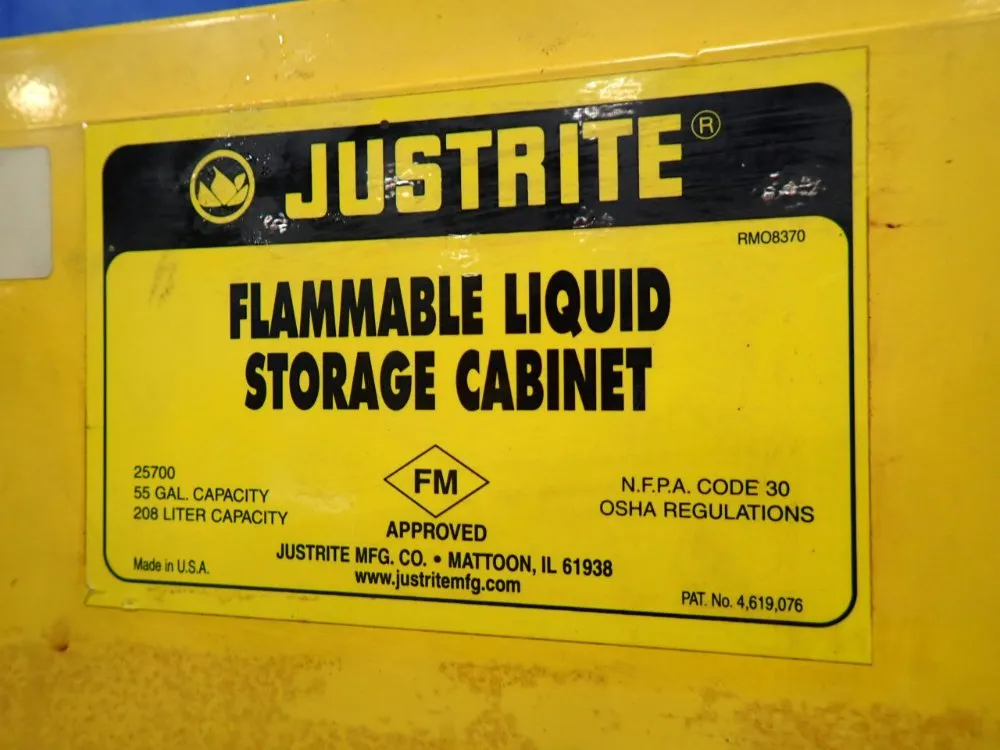 Justrite 55 Gal Flammable Liquid Storage Cabinet - 25700