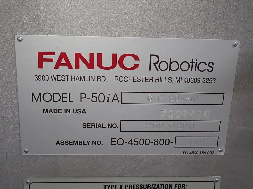 Fanuc Robot - P-50ia