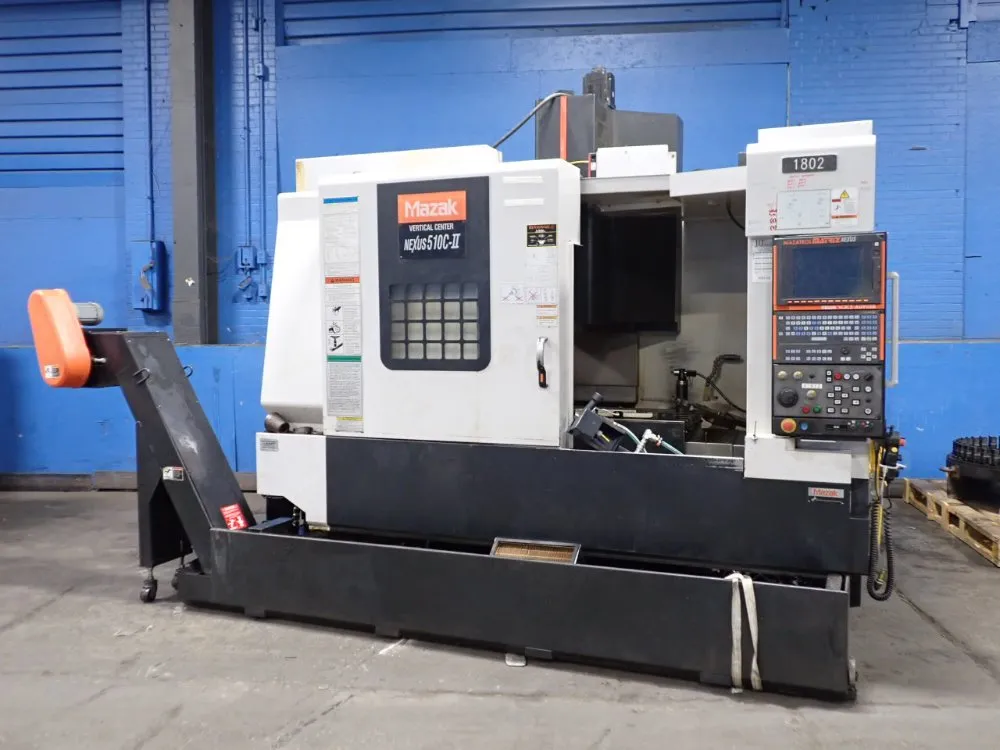 Mazak 21 1/2" X 51" Cnc Vmc - Vcn510ch-ii
