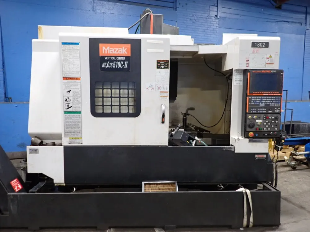 Mazak 21 1/2" X 51" Cnc Vmc - Vcn510ch-ii