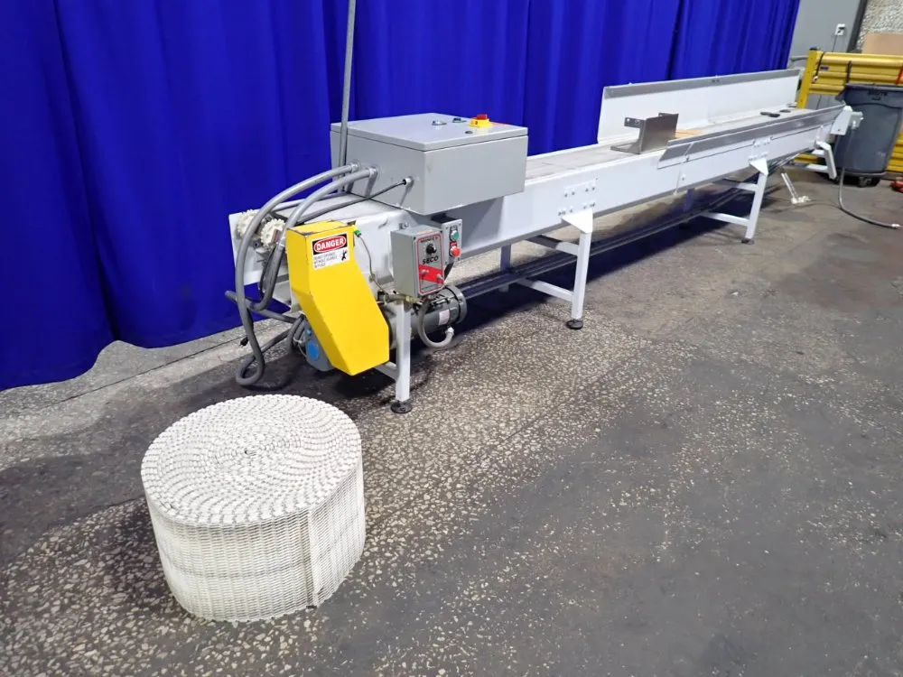 185" X 12" X 29" Conveyor Belt System