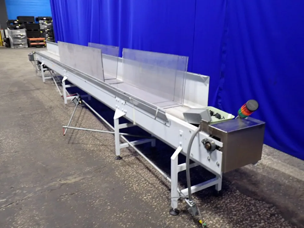 300" X 10 1/2" X 31" Conveyor Belt System
