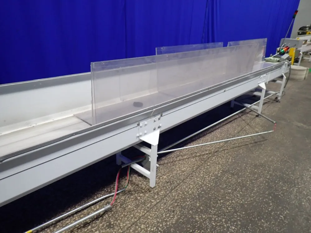 300" X 10 1/2" X 31" Conveyor Belt System