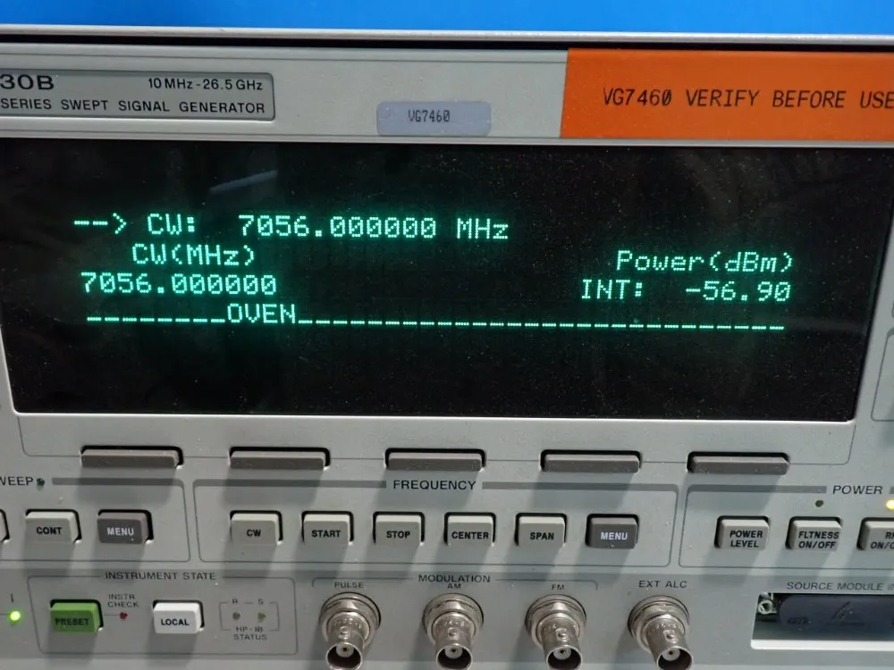 Hewlett Packard 83630b-series Swept Signal Generator - 83630b