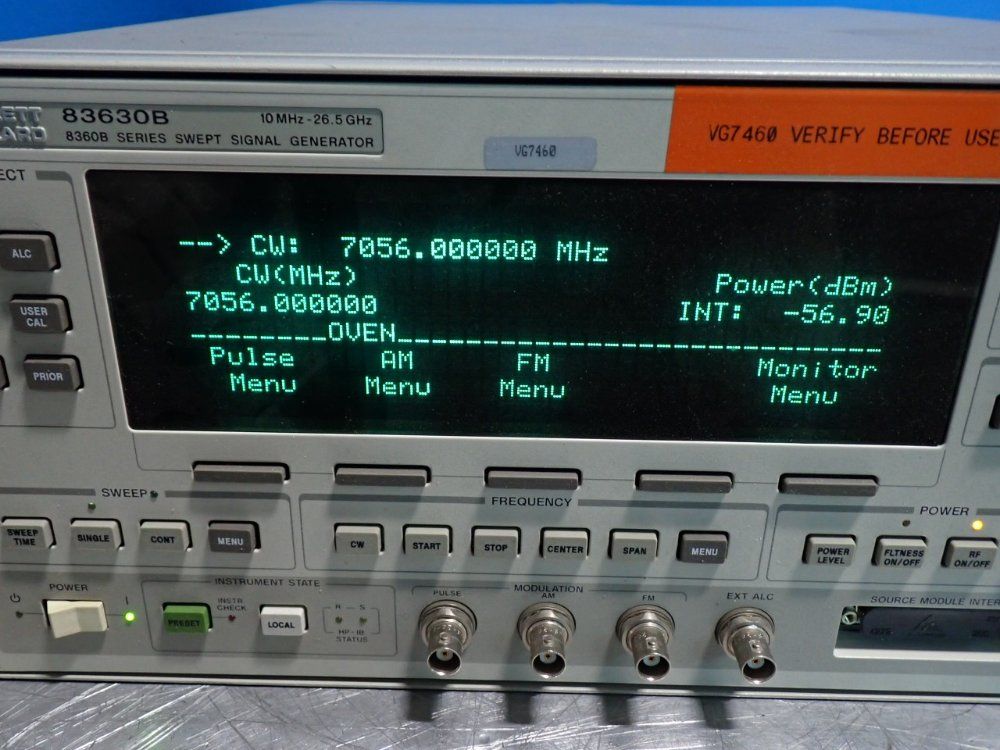 Hewlett Packard 83630b-series Swept Signal Generator - 83630b