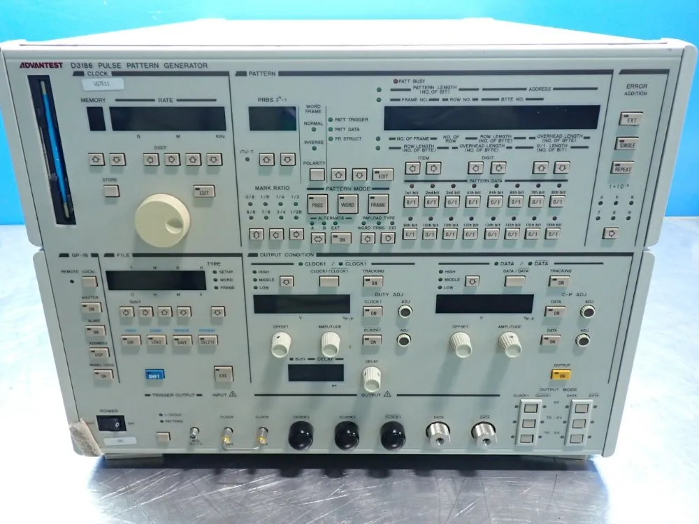 Advantest 150mb/s To 12gb/s Pulse Pattern Genertor - D3186