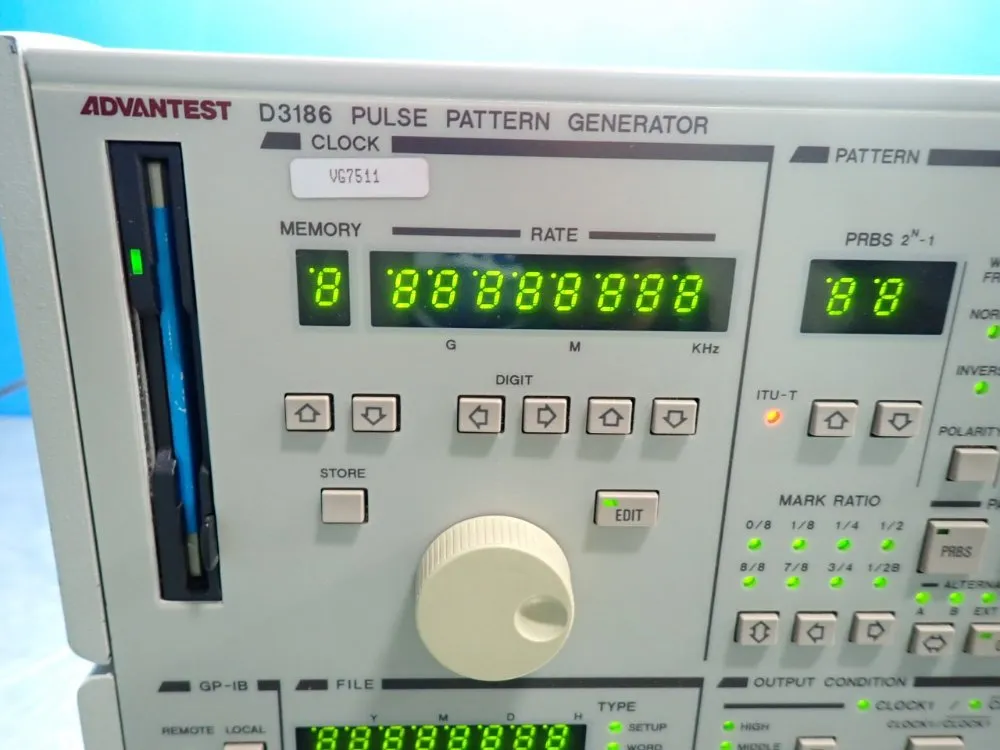 Advantest 150mb/s To 12gb/s Pulse Pattern Genertor - D3186