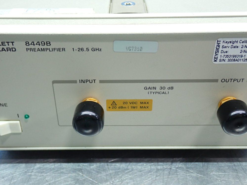 Hewlett Packard Preamplifier Unit - 8449b