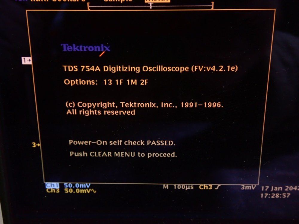 Tektronix 2gs/s Instavu 4-channel Digitizing Oscilloscope - Tds754a