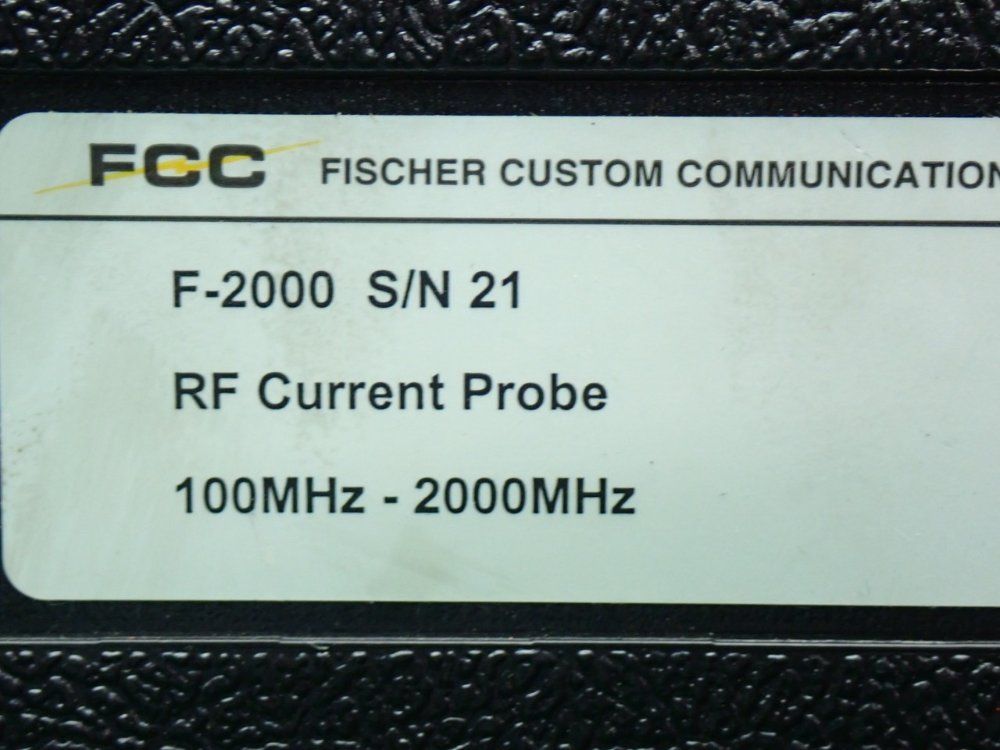Fischer Custom Communications Current Probe - F-2000