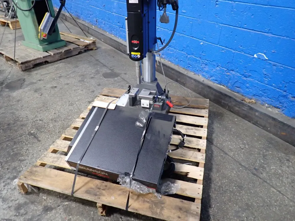 Branson Ultrasonic Welder W/ Controls - Actuator Aed 2.0 2000x