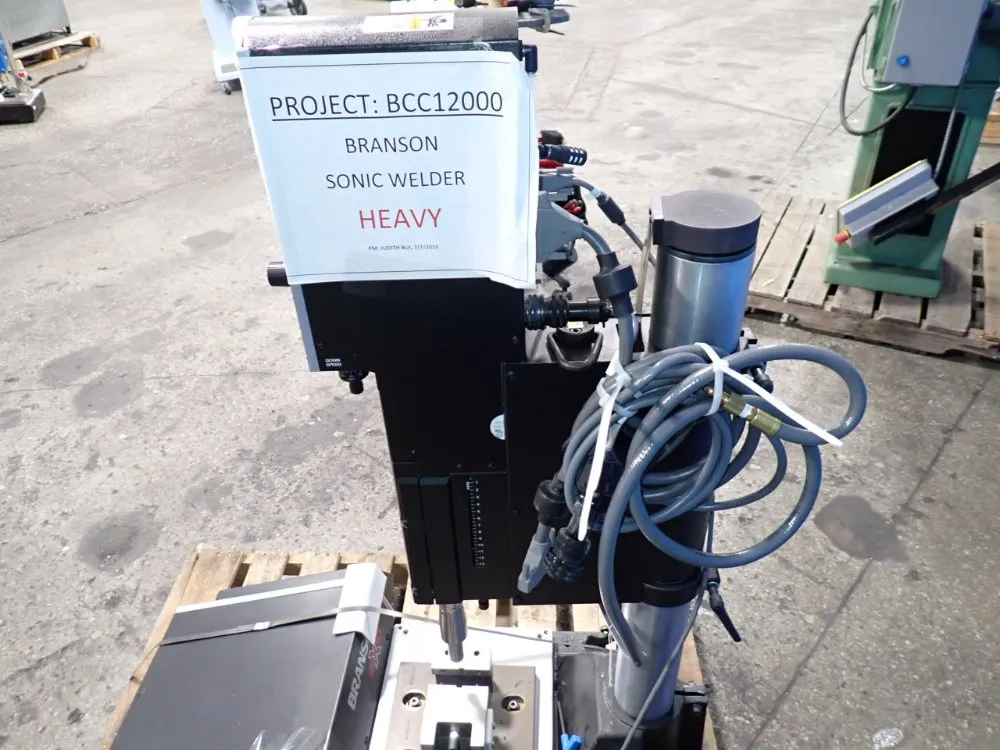 Branson Ultrasonic Welder W/ Controls - Actuator Aed 2.0 2000x