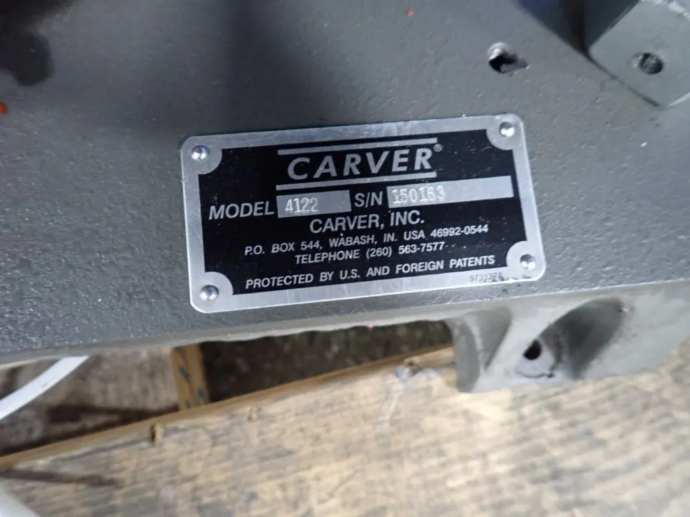 Carver Heated Press - 4122