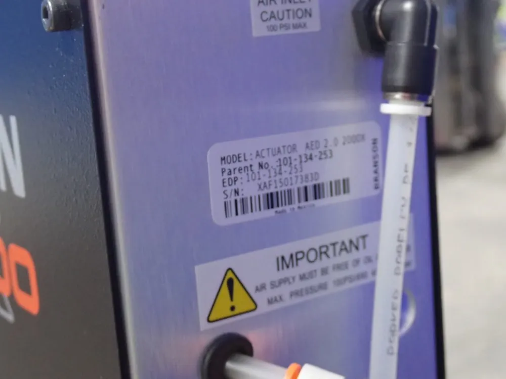 Branson Ultrasonic Welder - Actuator Aed 2.0 2000x