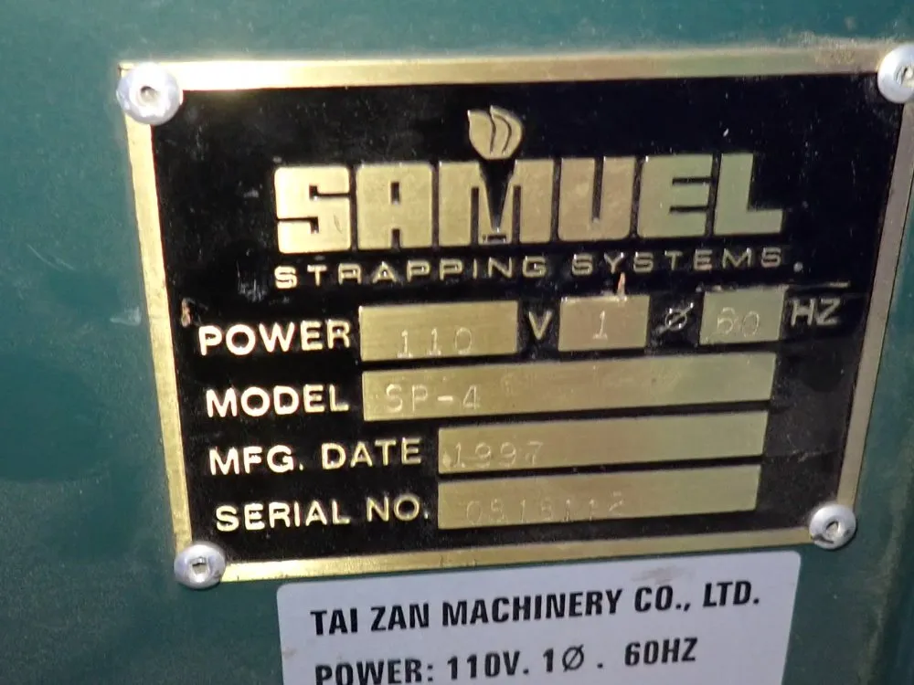 Samuel Strapping Systems 29 1/2"x1" Strapping Machine - Sp-4