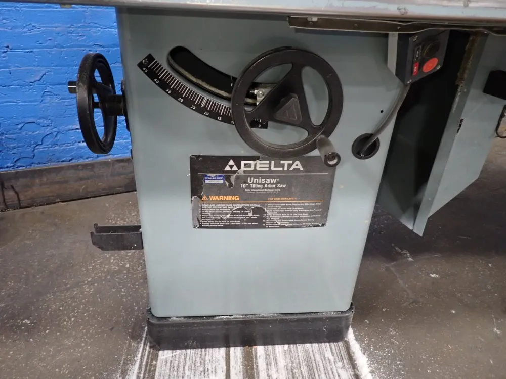 Delta 10" Tilting Arbor Saw - 34-806