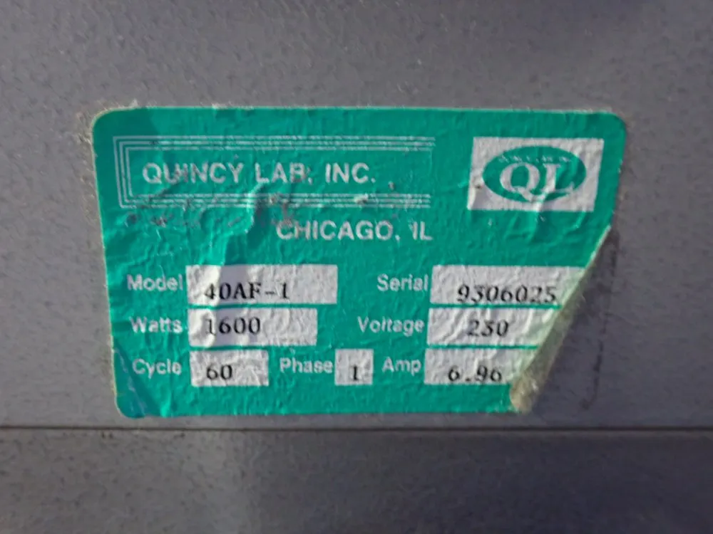 Quincy Lab 12" X 18" X 21" Labratory Oven - 40af-1