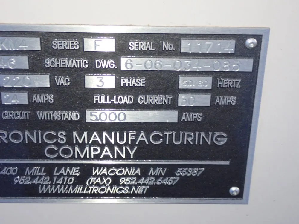 Milltronics 12" X 53" Cnc Vertical Mill - Vkm4