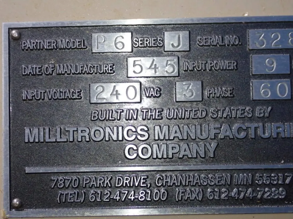 Milltronics 16" X 60" Cnc Vmc - Partner Vi