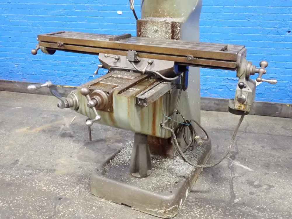 Bridgeport 48" X 9" Vertical Mill