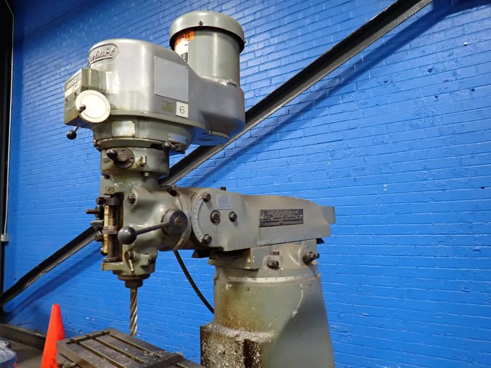 Bridgeport 48" X 9" Vertical Mill