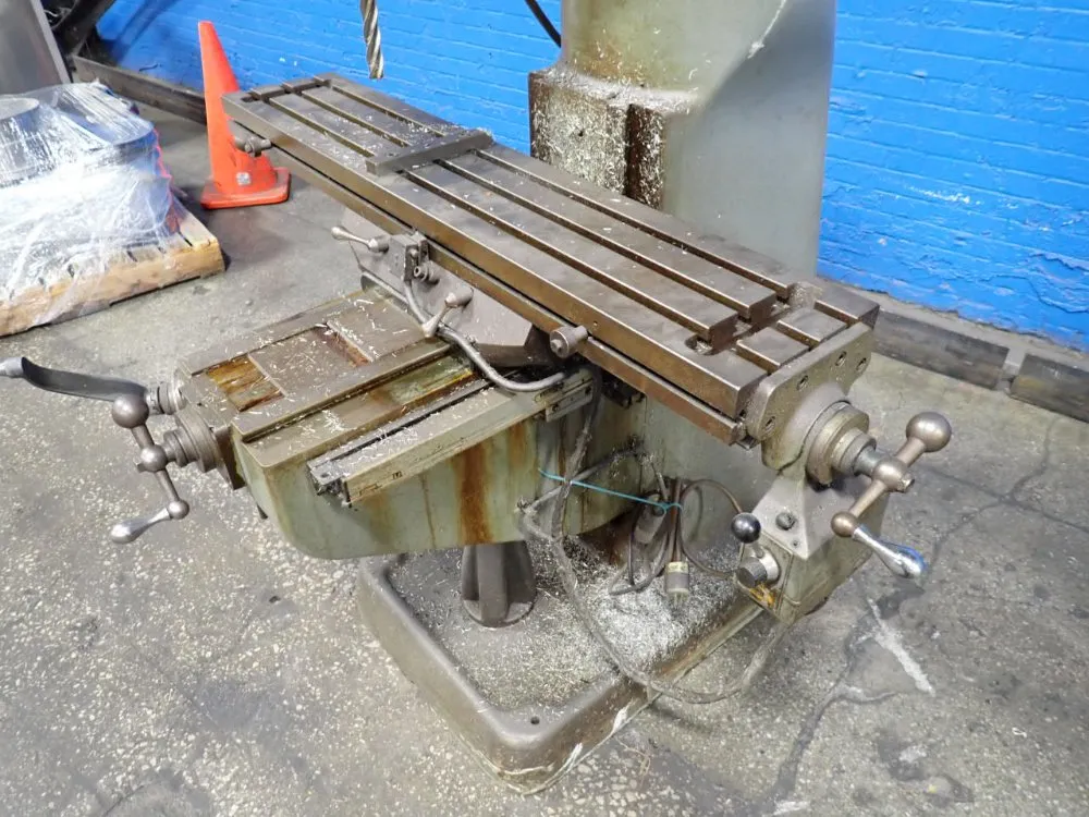 Bridgeport 48" X 9" Vertical Mill