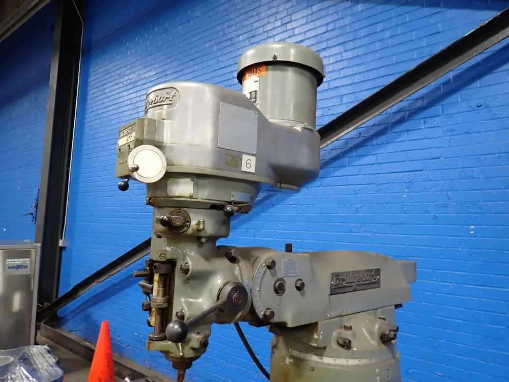 Bridgeport 48" X 9" Vertical Mill
