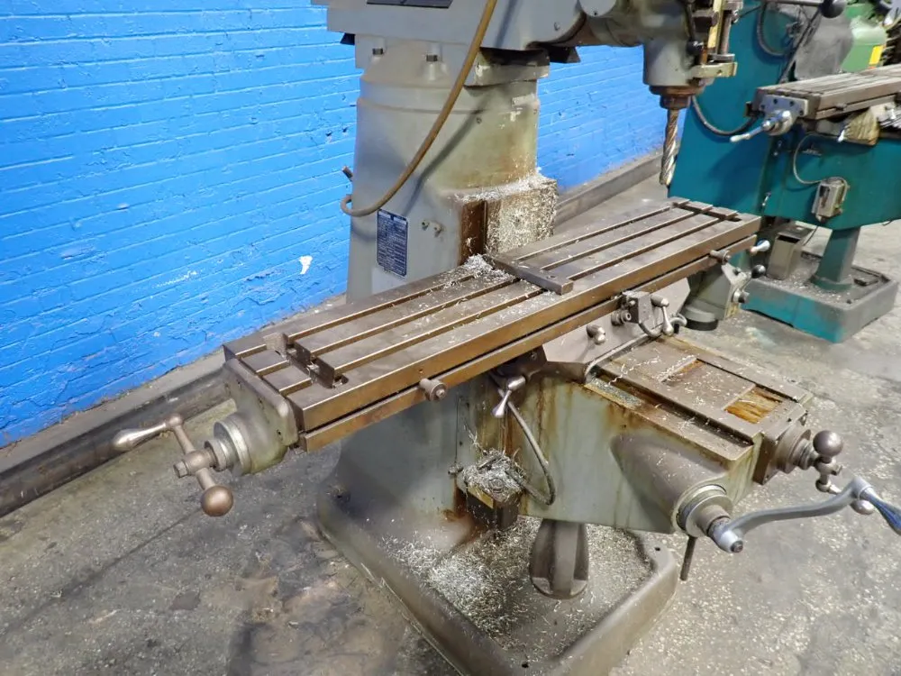 Bridgeport 48" X 9" Vertical Mill