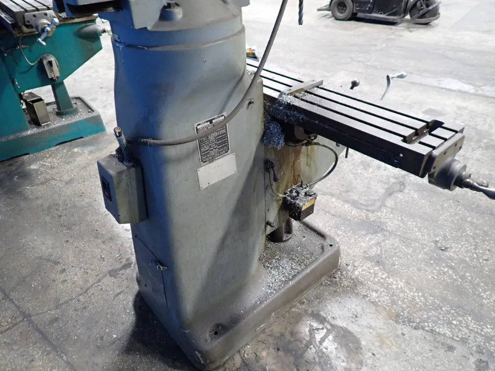 Bridgeport 48" X 9" Vertical Mill