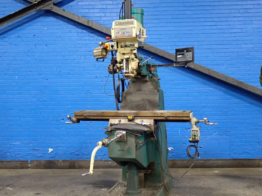 Clausing 54" X 10" Vertical Mill - 3vs08
