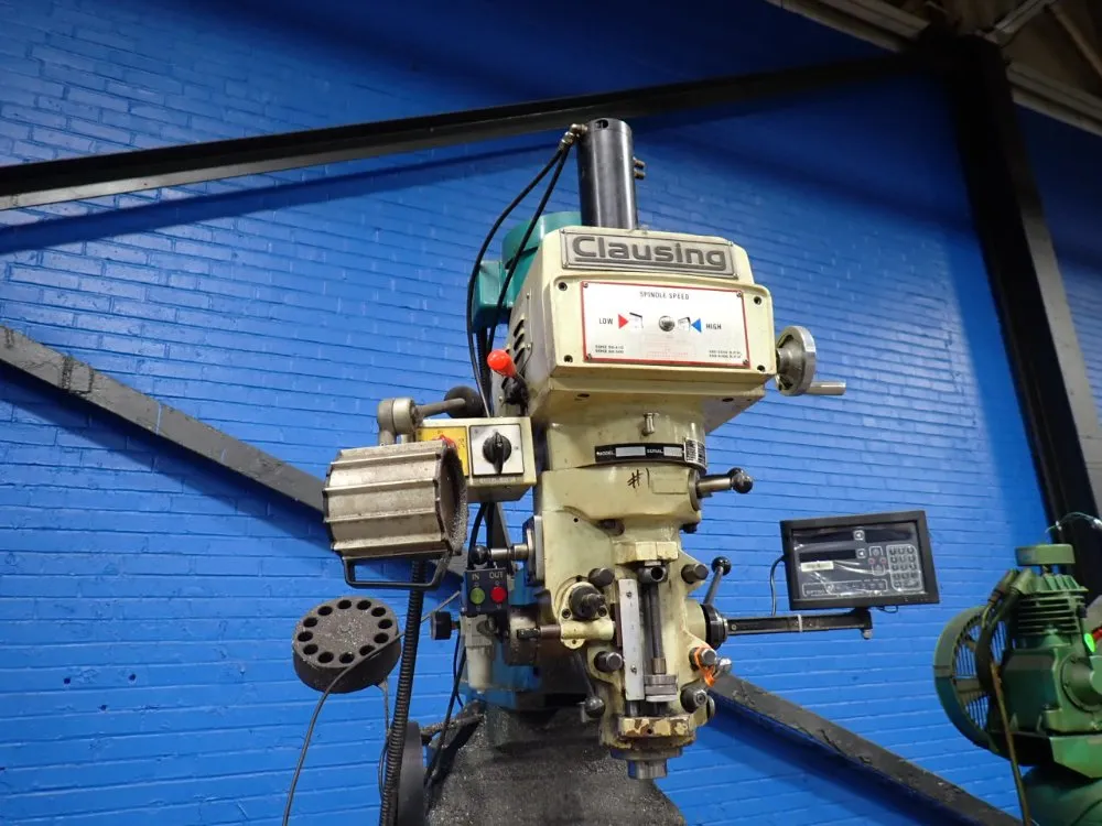Clausing 54" X 10" Vertical Mill - 3vs08