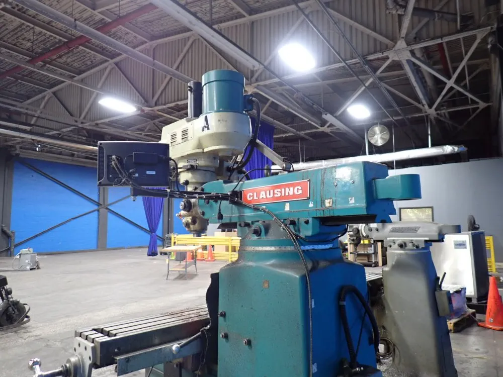 Clausing 54" X 10" Vertical Mill - 3vs08