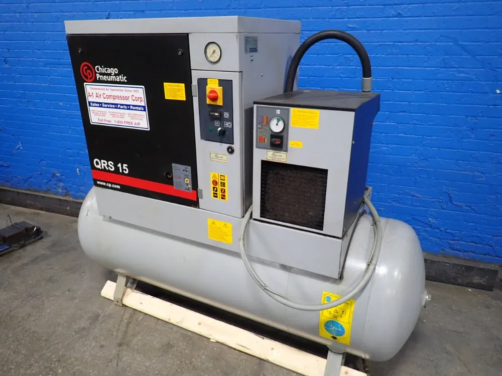 Chicago Pneumatic Air Compressor - Qrs 15 Hpd