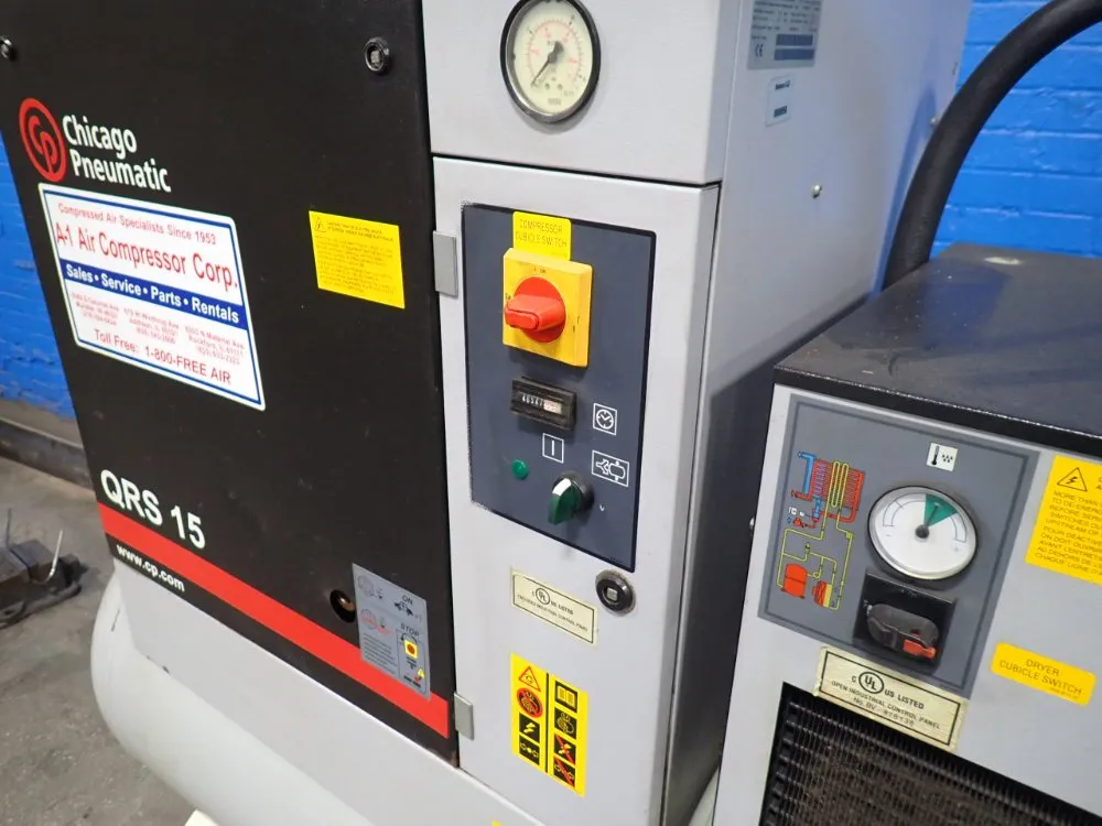 Chicago Pneumatic Air Compressor - Qrs 15 Hpd