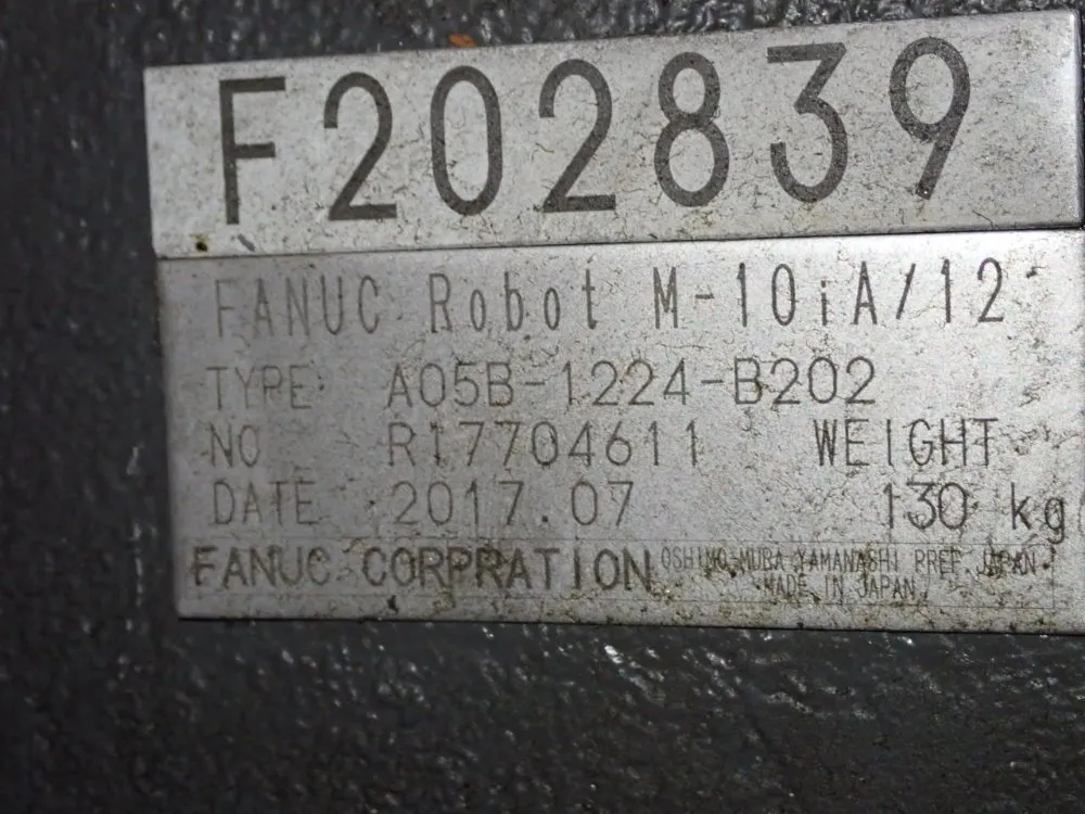 Fanuc Robot - M-10ia/12